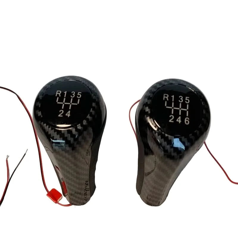 BMW LED Illuminated Manual Gear Shift Knob – 5 & 6 Speed Backlit Shifter Upgrade