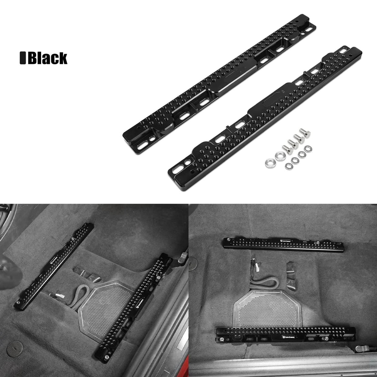 Adjustable Aluminum Seat Floor Mount Adapter – BMW E82 / E90 / E91 / E92