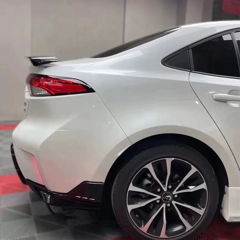 Toyota Corolla 2019–2025 Rear Bumper Side Diffusers | ABS Sport Exterior Upgrade