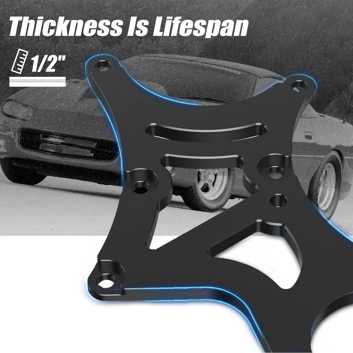 LS Truck Alternator & Power Steering Relocation Kit – Driver Side, Billet Aluminum