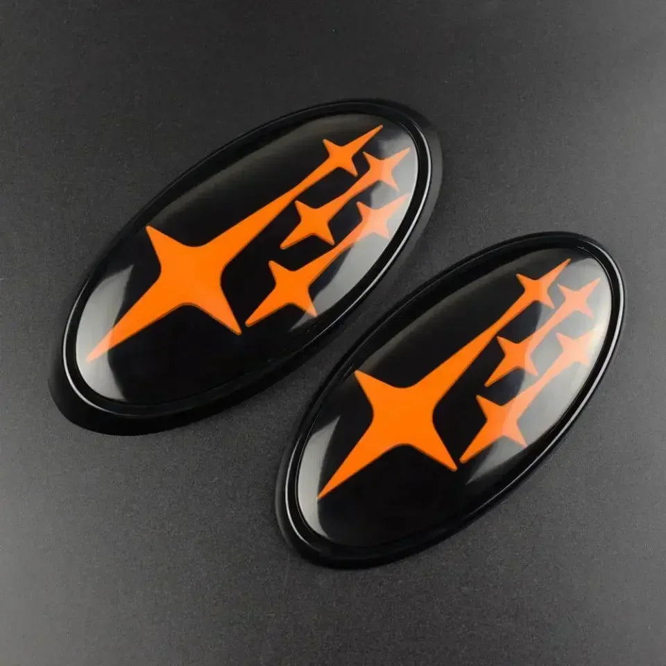 Acrylic Front Hood & Rear Trunk Emblem for Subaru – Logo Badge Sticker for Impreza, BRZ, WRX/STI, Legacy, Outback, Ascent & XV