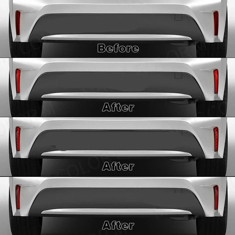 LED Rear Bumper Reflector Lights with Sequential Turn Signal for Toyota Corolla Altis L/LE/XLE 2020-2021