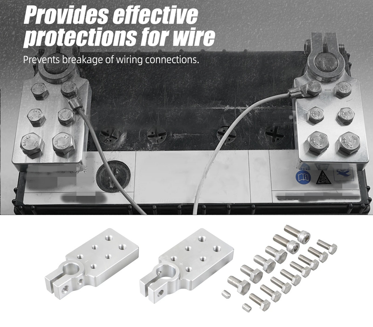 Multi-Port Battery Terminal Connector – 4 or 6 Output for 4/0 AWG & Down (SAE Post)