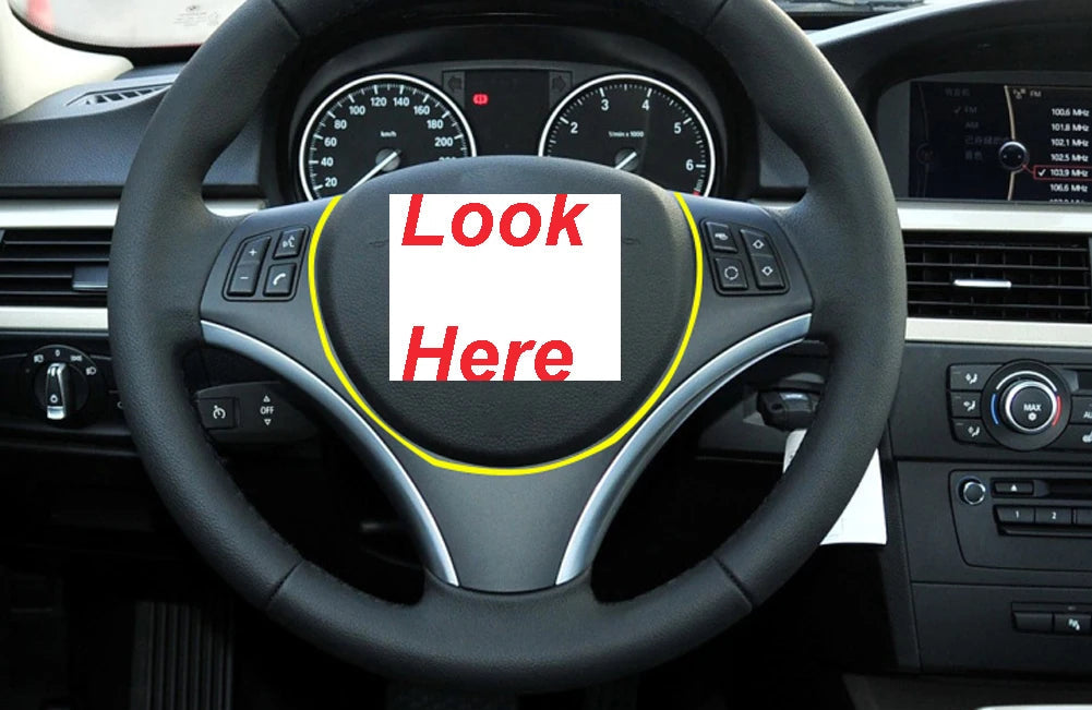 Steering Wheel M Button Replacement Cover for BMW 3 Series E90 E92 E93 M3, 1 Series E81–E88 & X1 E84 (2006–2013)