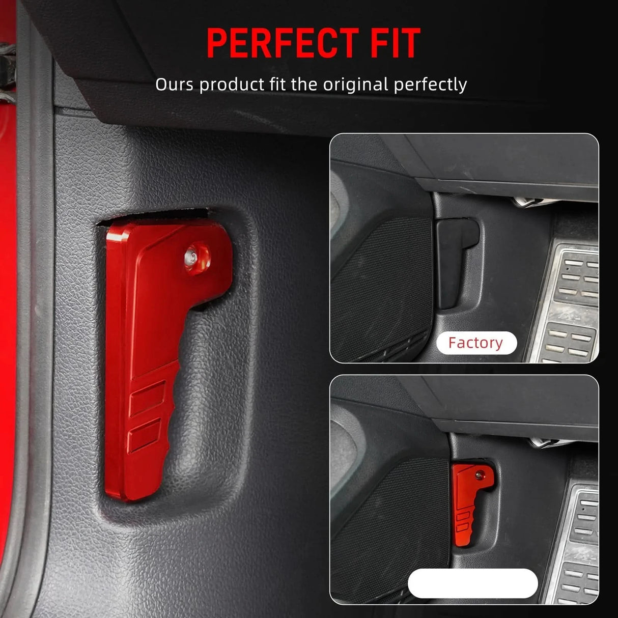 Billet Aluminum Hood Release Lever Handle for VW Golf MK7 / Leon 5F / Octavia 5E (2015–2020)