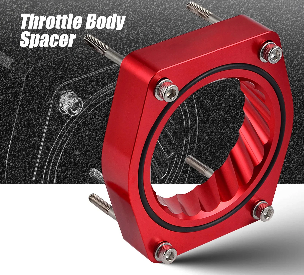 Billet Throttle Body Spacer – 4.8L / 5.3L / 6.0L / 6.2L V8 (2007–2013)