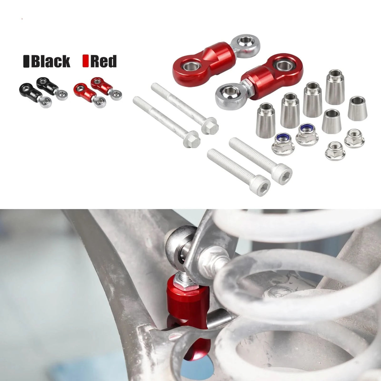 Adjustable Rear Sway Bar End Links – MQB Platform (Golf 7/8, A3/S3/RS3, TT, Passat B8)