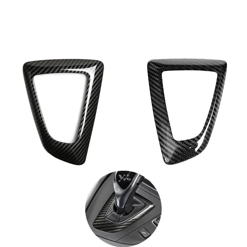 Carbon Fiber Style Gear Shift Surround Trim – BMW 1/2/3/4 Series F-Chassis (F20/F30/F32 + More)