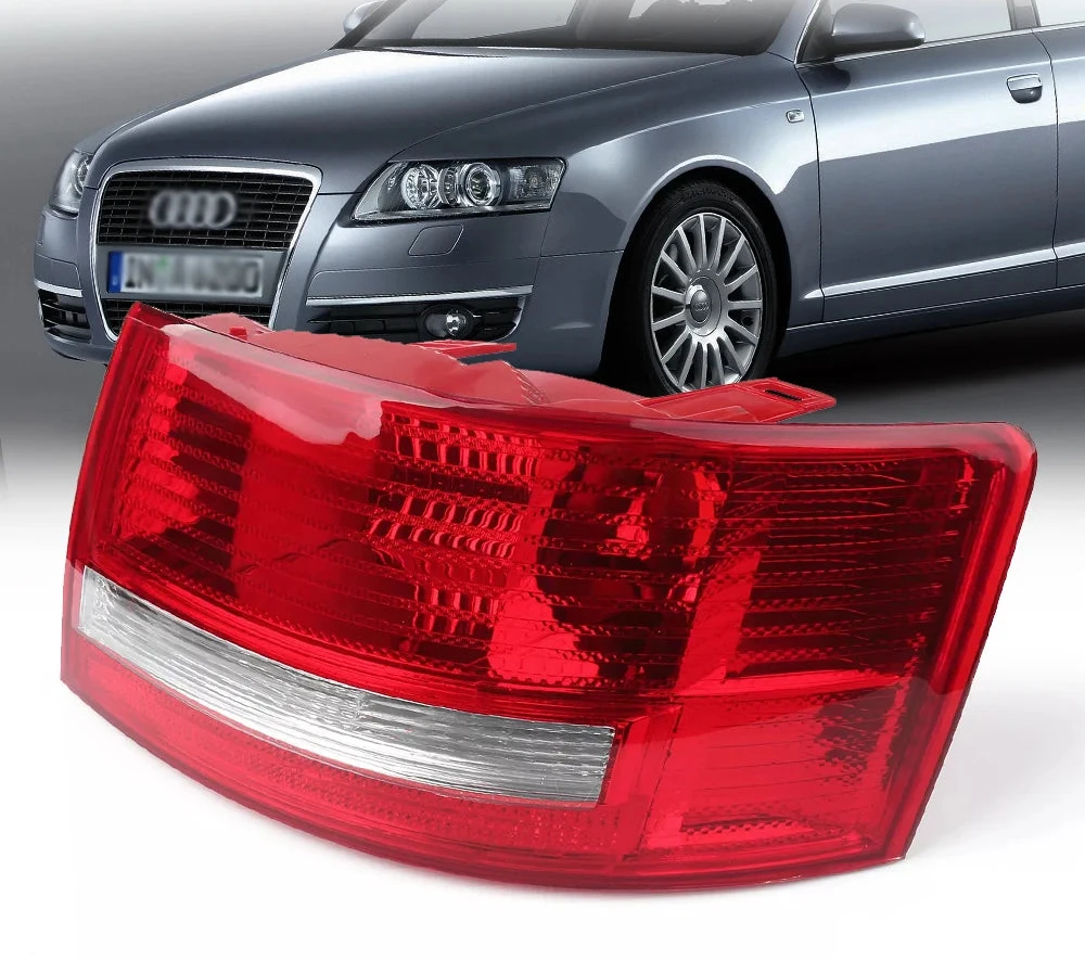 Audi A6 / S6 C6 Rear Tail Light Housing 2005–2008 | Halogen Brake Lamp Assembly (Left or Right)