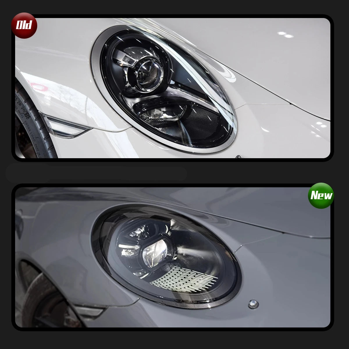 Full LED Matrix PDLS Headlight Assembly for Porsche 911 (2012–2018) – 991 Front Lamps with Sequential Signals