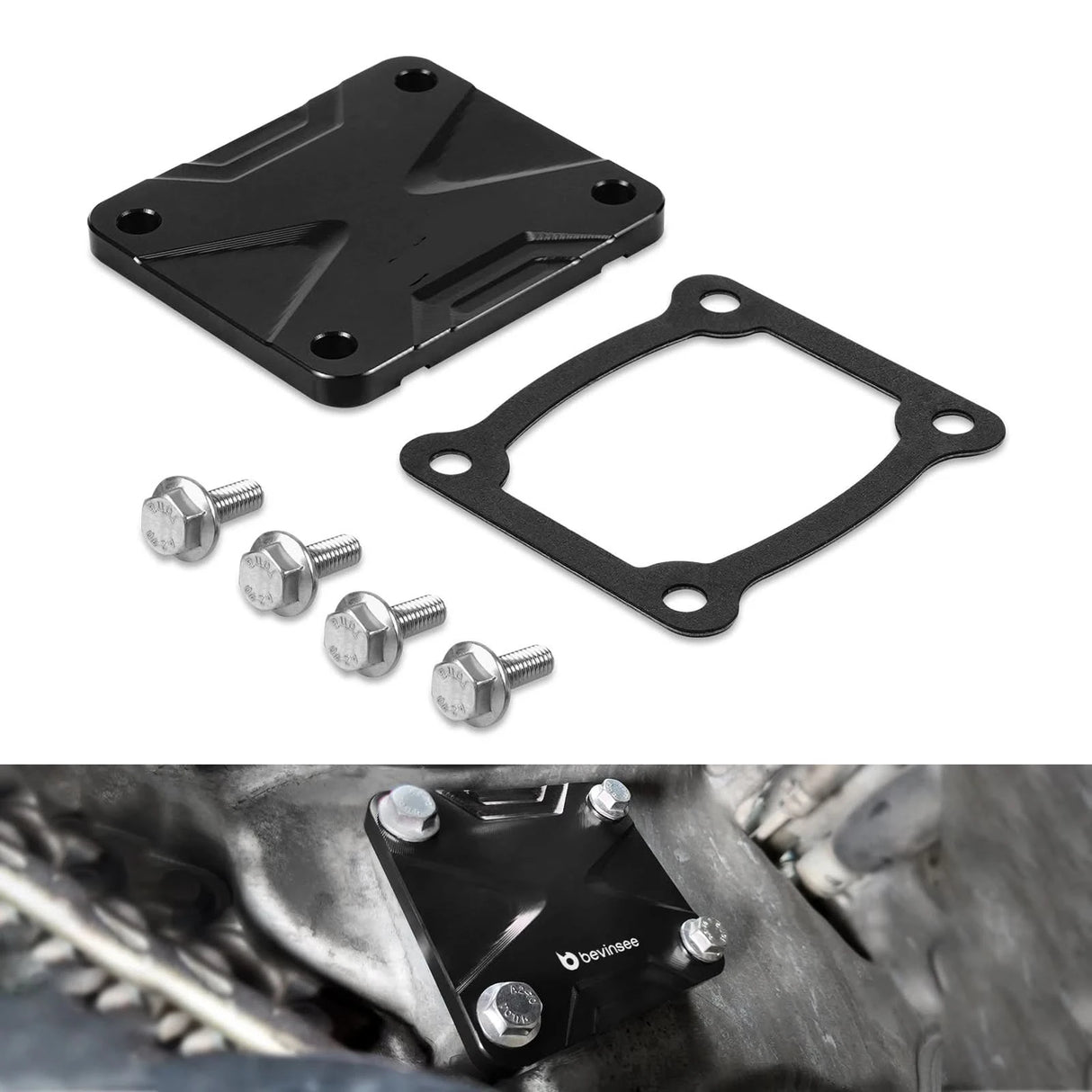 Toyota V6 Billet Timing Chain Cover Plate Upgrade (Replaces 11324-0P010)