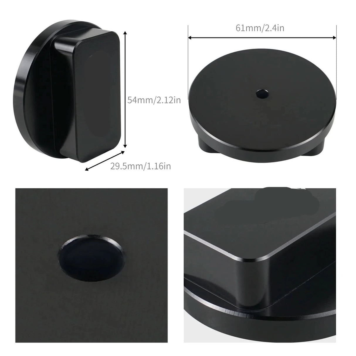 Billet Aluminum Floor Jack Pad Adapter – BMW & MINI Jack Point Support Block (Anodized)