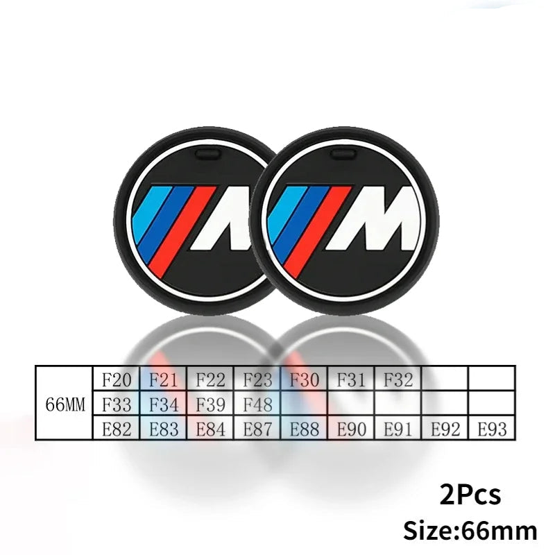 Silicone Cup Holder Coaster Set for BMW – 2PCS Interior Cup Mat for X1 X2 X3 X4 X5 X6 & 1–7 Series (Multiple Chassis Fitment)