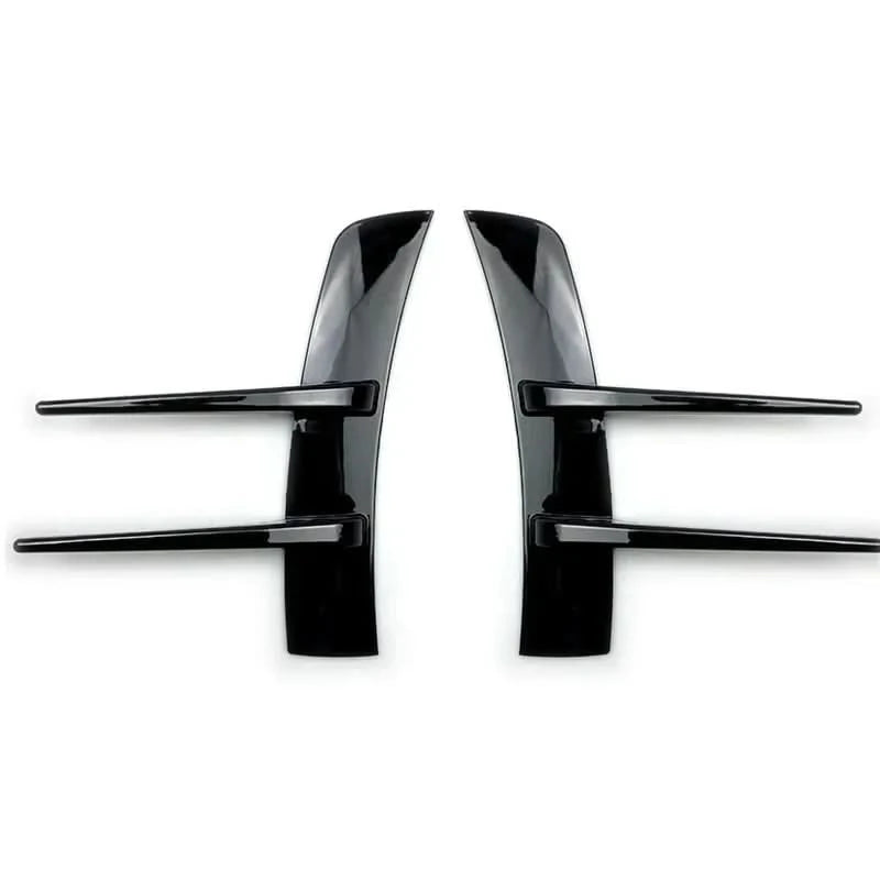 Front Bumper Vent Splitter Stickers – Universal 23cm Exterior Trim for Benz A-Class W177 (2-Piece Set)