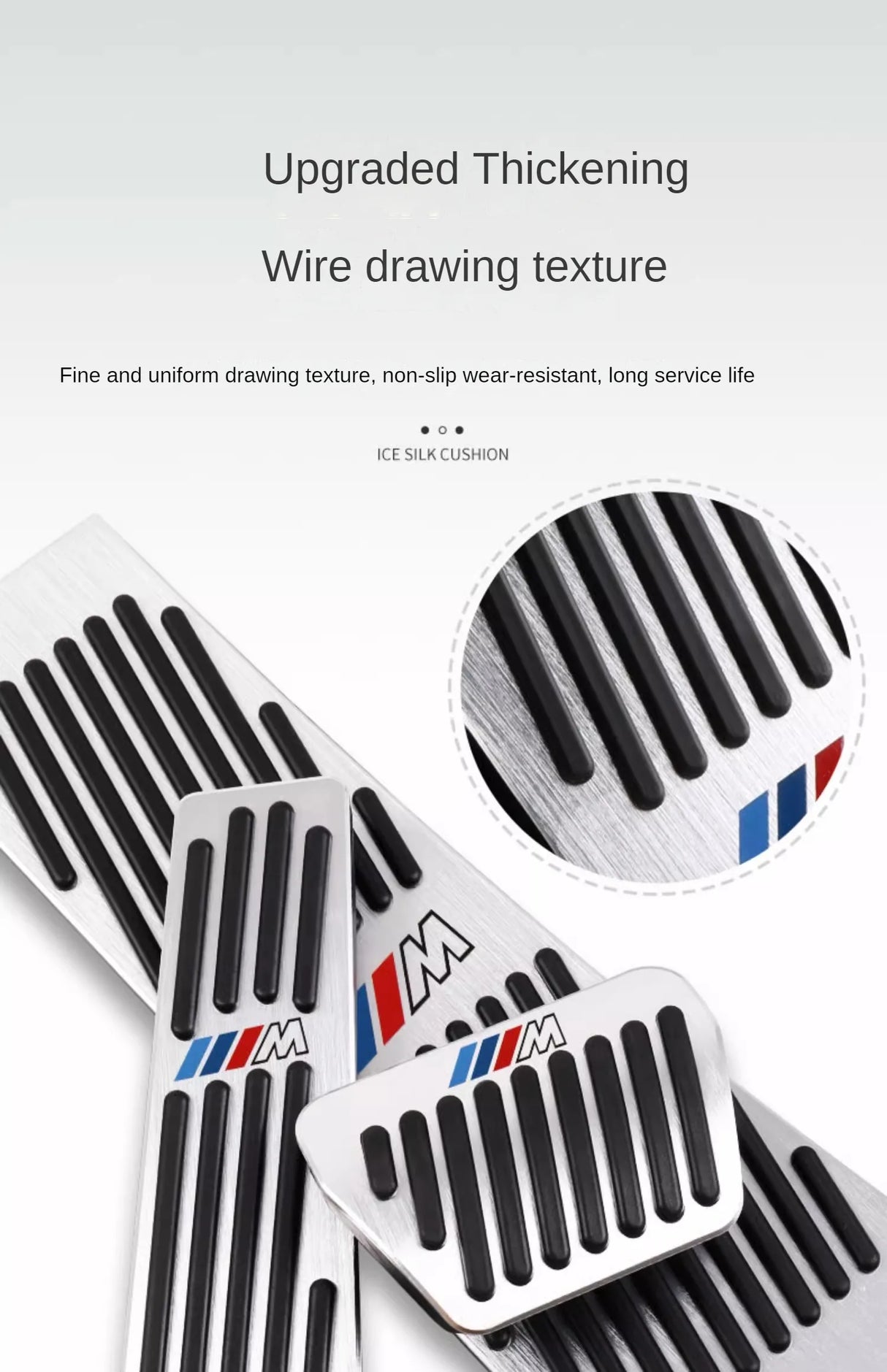 Stainless Steel Performance Pedal Kit for BMW 3 Series (2005–2025) – E90/F30/G20