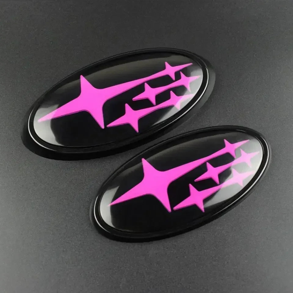Acrylic Front Hood & Rear Trunk Emblem for Subaru – Logo Badge Sticker for Impreza, BRZ, WRX/STI, Legacy, Outback, Ascent & XV