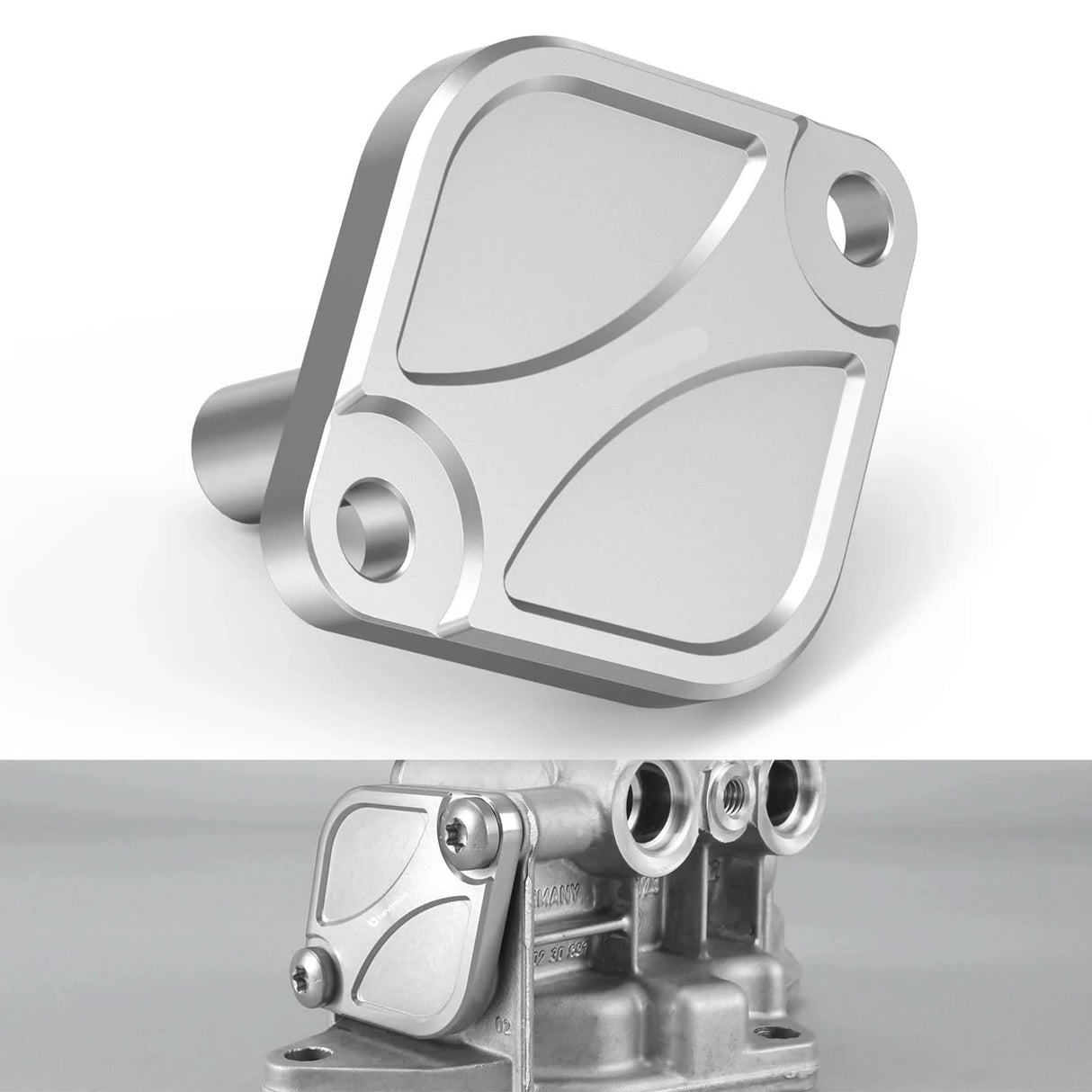 Billet Oil Thermostat Housing Lid & Plug Kit for N54 / N55 / S55 Engines