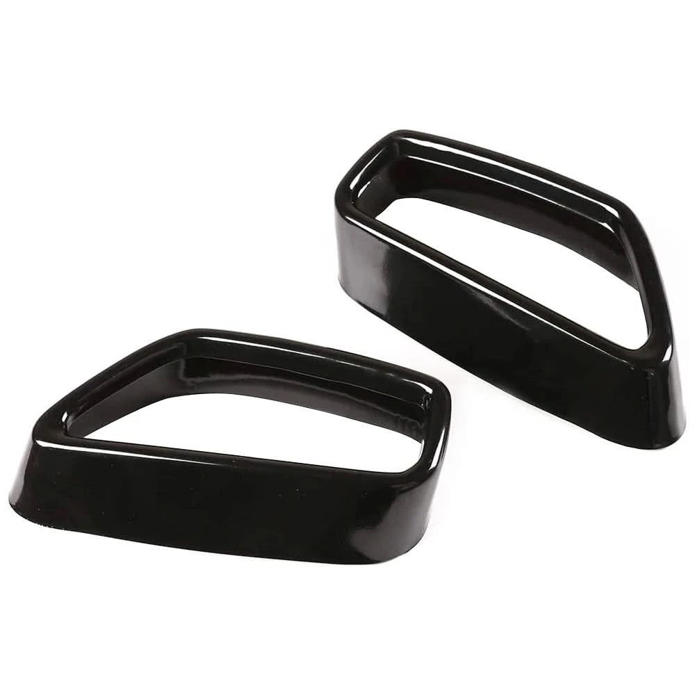 Black Stainless Steel Exhaust Tip Covers – For BMW 5 Series G30/G31 (2018–2021) Rear Muffler Trim Set – 2PCS