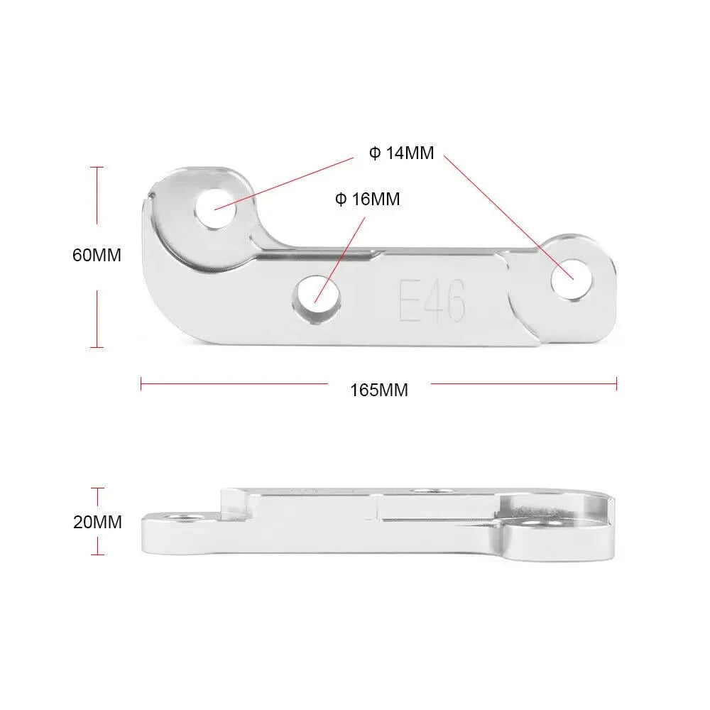 Steering Angle Adapter Kit for BMW E46 – Increases Angle 25–30% (Drift / Track Use)