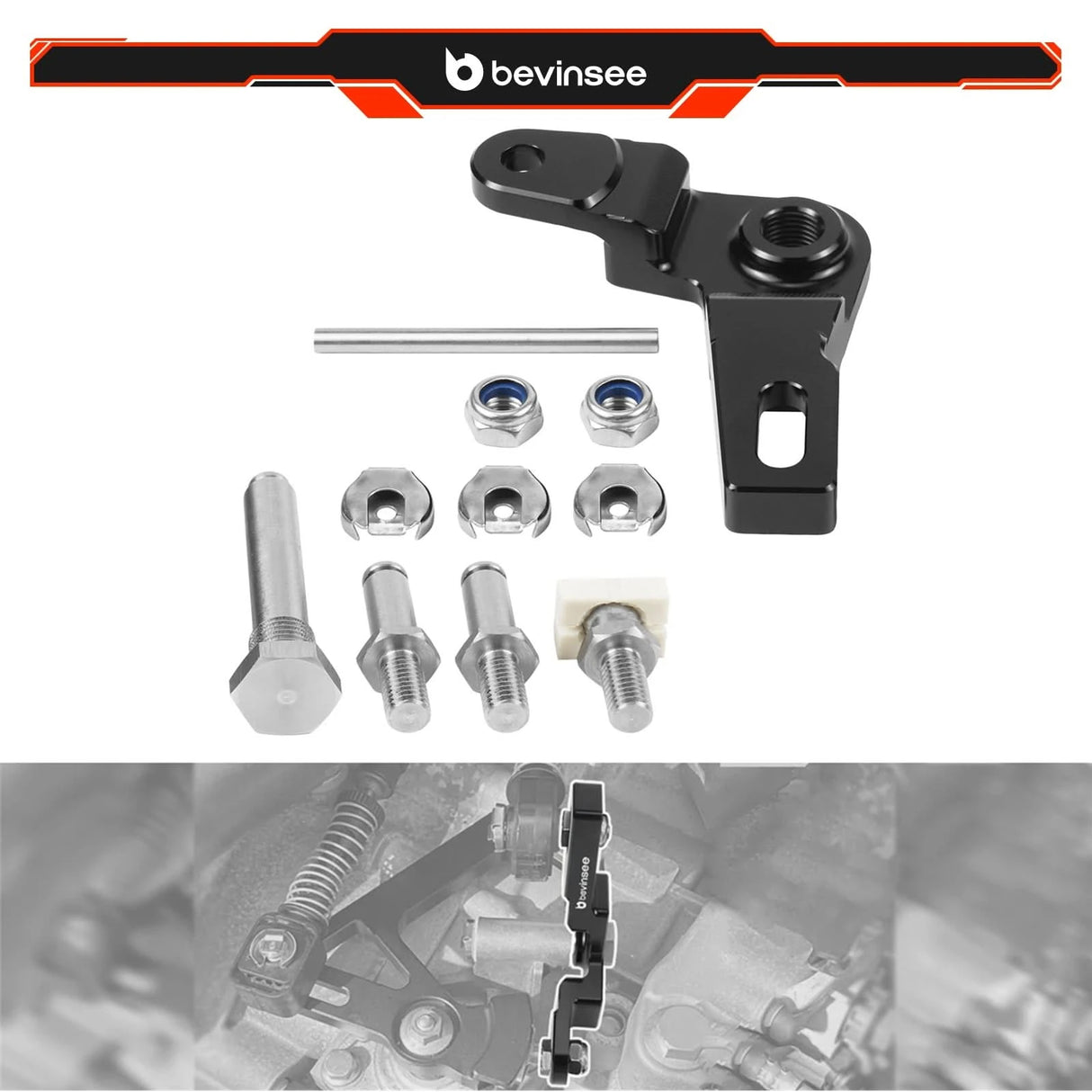 Adjustable Short Shifter Relay Lever – MQ350 6-Speed (02M / 02Q) | VW / Audi / MQB Platforms