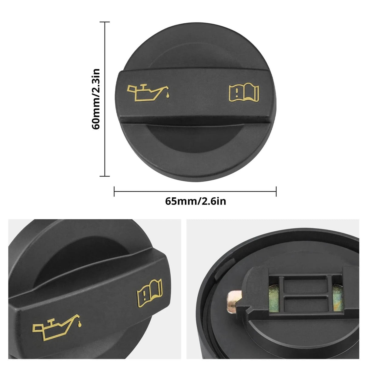 Engine Oil Filler Cap for EA211 Engines – Direct Replacement | 1.0T / 1.2T / 1.4T