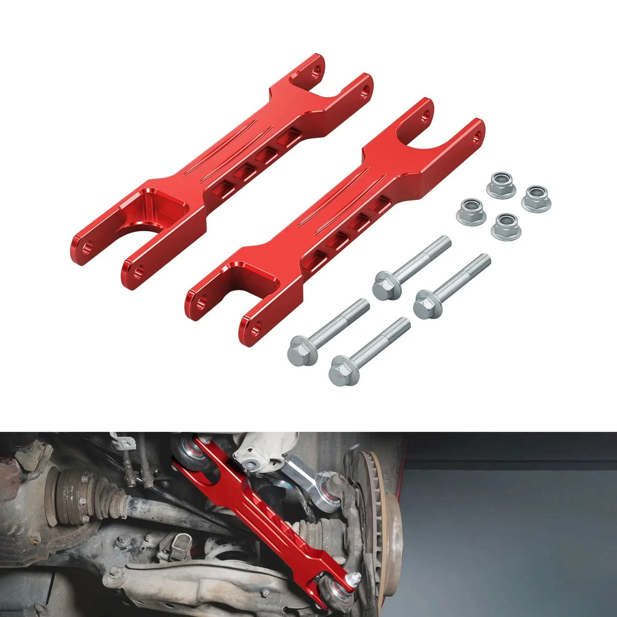 Billet Aluminum Rear Trailing Arm Set for BMW E8X / E9X & X1 E84 (2005–2015)