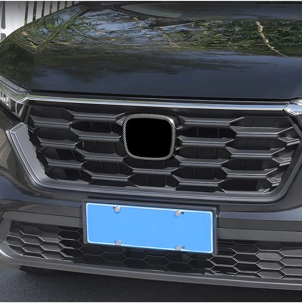 Honda CR-V 6th Gen Front Grille Emblem Trim – ABS Logo Frame Accent (2023–2025)