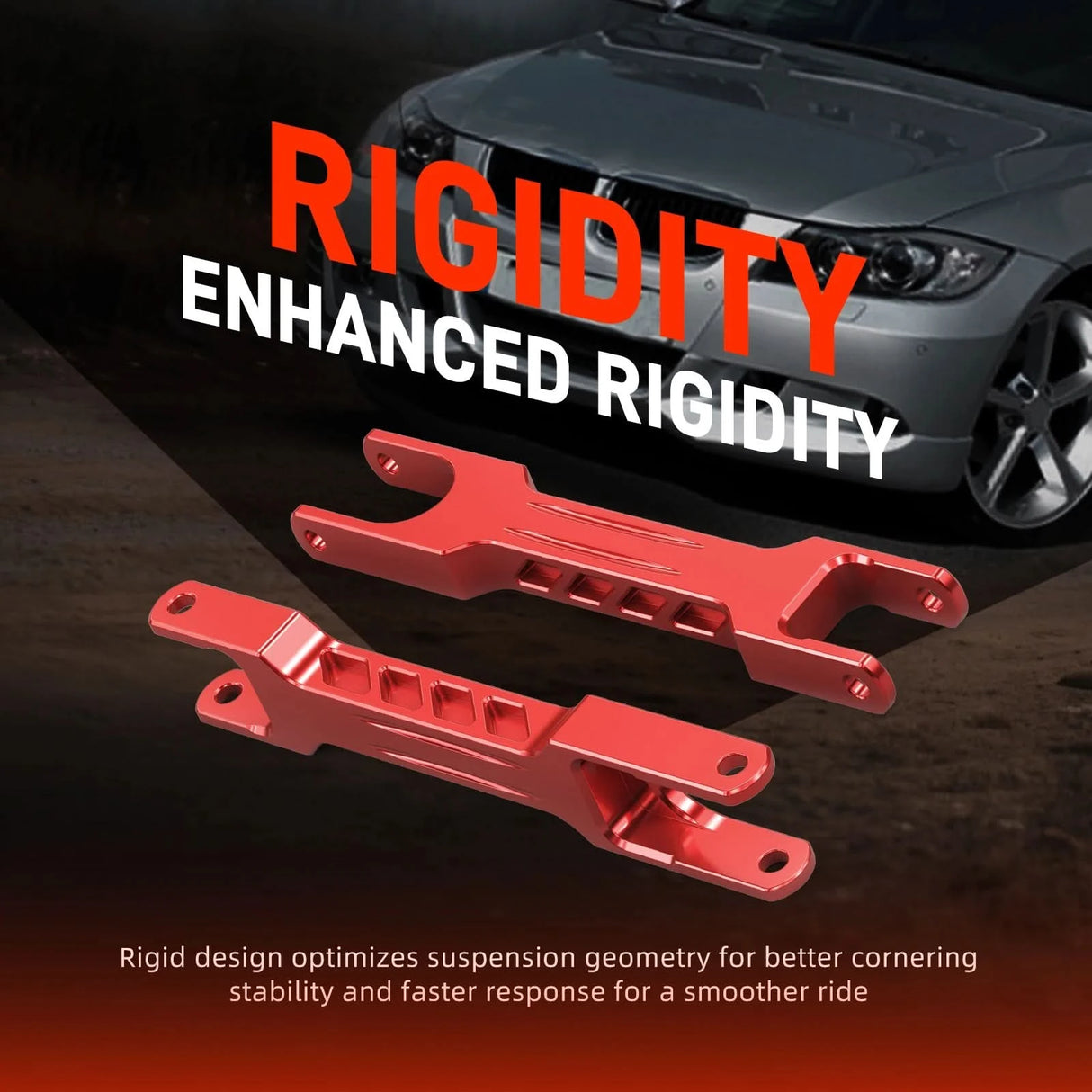 Billet Aluminum Rear Trailing Arm Set for BMW E8X / E9X & X1 E84 (2005–2015)