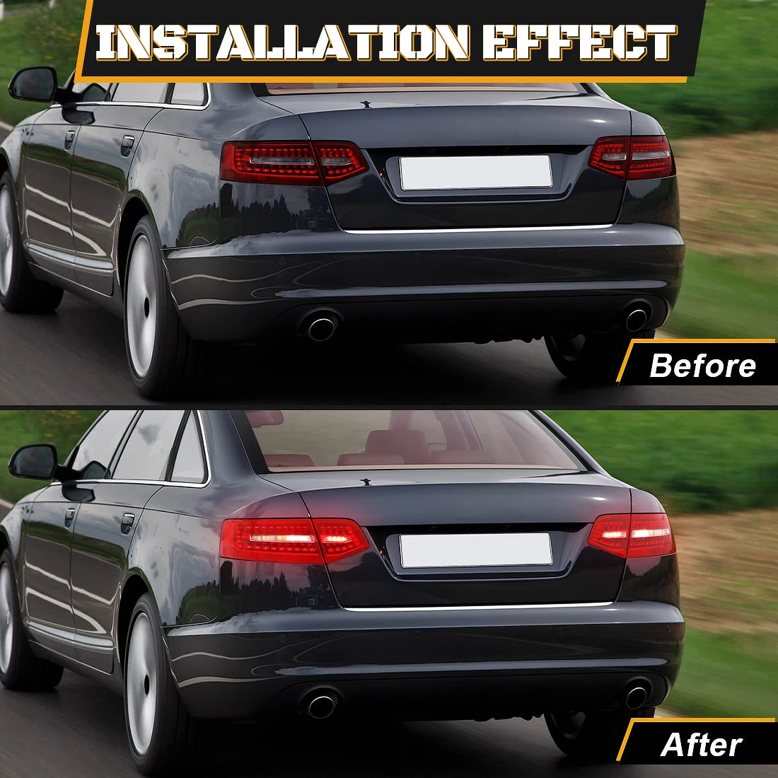 Audi A6 C6 LED Tail Light Assembly 2009–2011 | Brake, Reverse & Sequential Turn Signal (Left or Right)