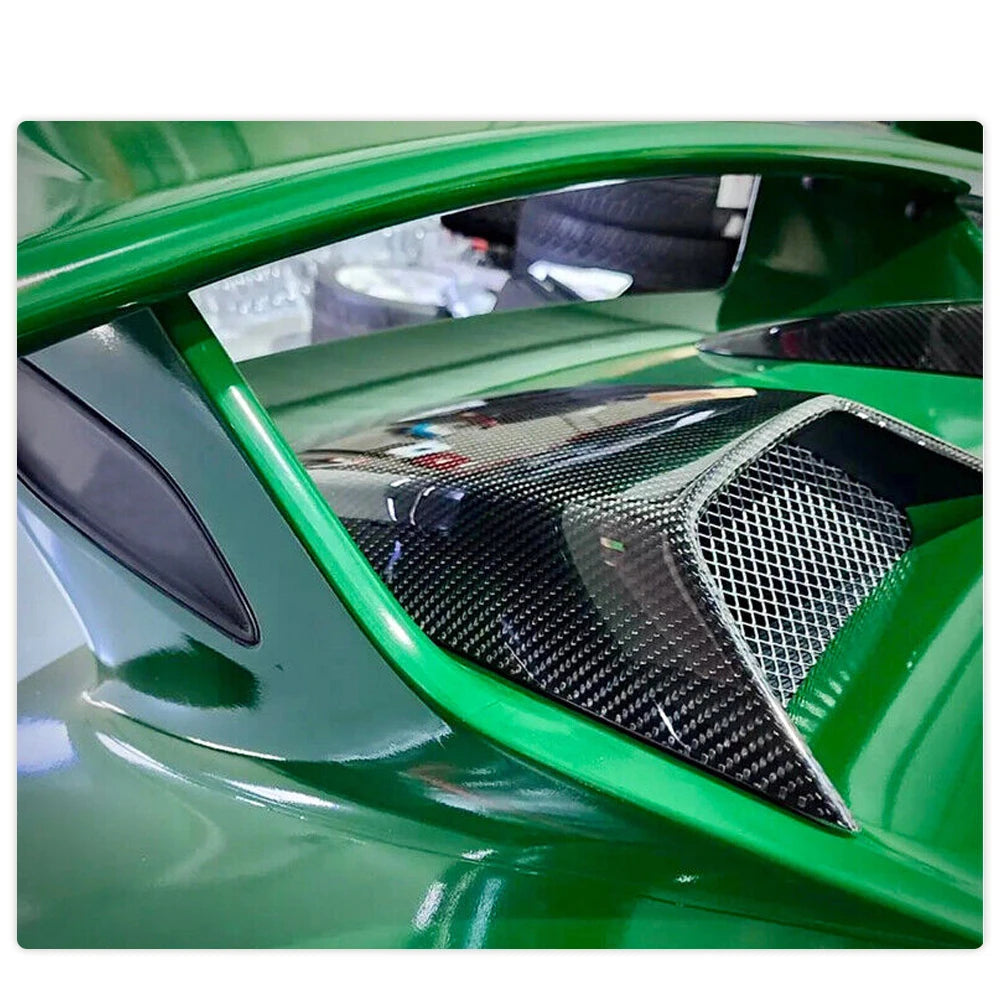Dry Carbon Rear Intake Vent Covers – Fit for Porsche 911 (991) GT3 Coupe 2017–2018 | Lightweight Aero Rear Bumper Air Vent Trim