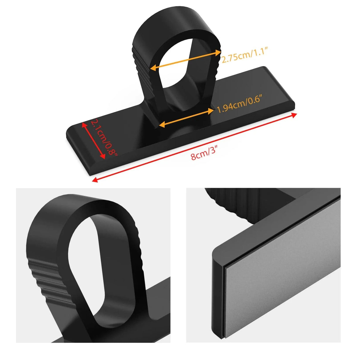 Honeycomb Grille License Plate Mount Clips – Quick-Release TPU Design