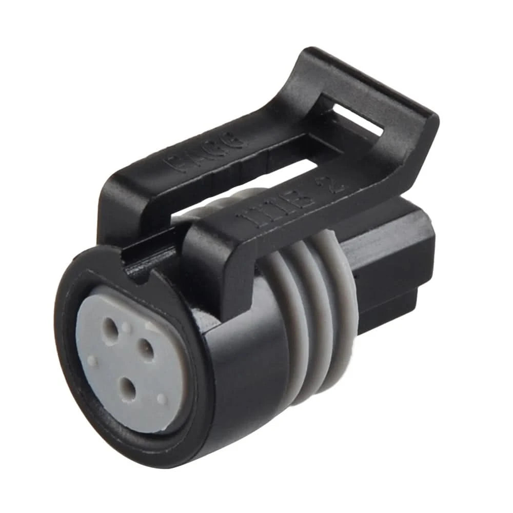 3-Way Round Female Connector Kit – 10 Connectors + 30 Terminals (18–16 AWG)