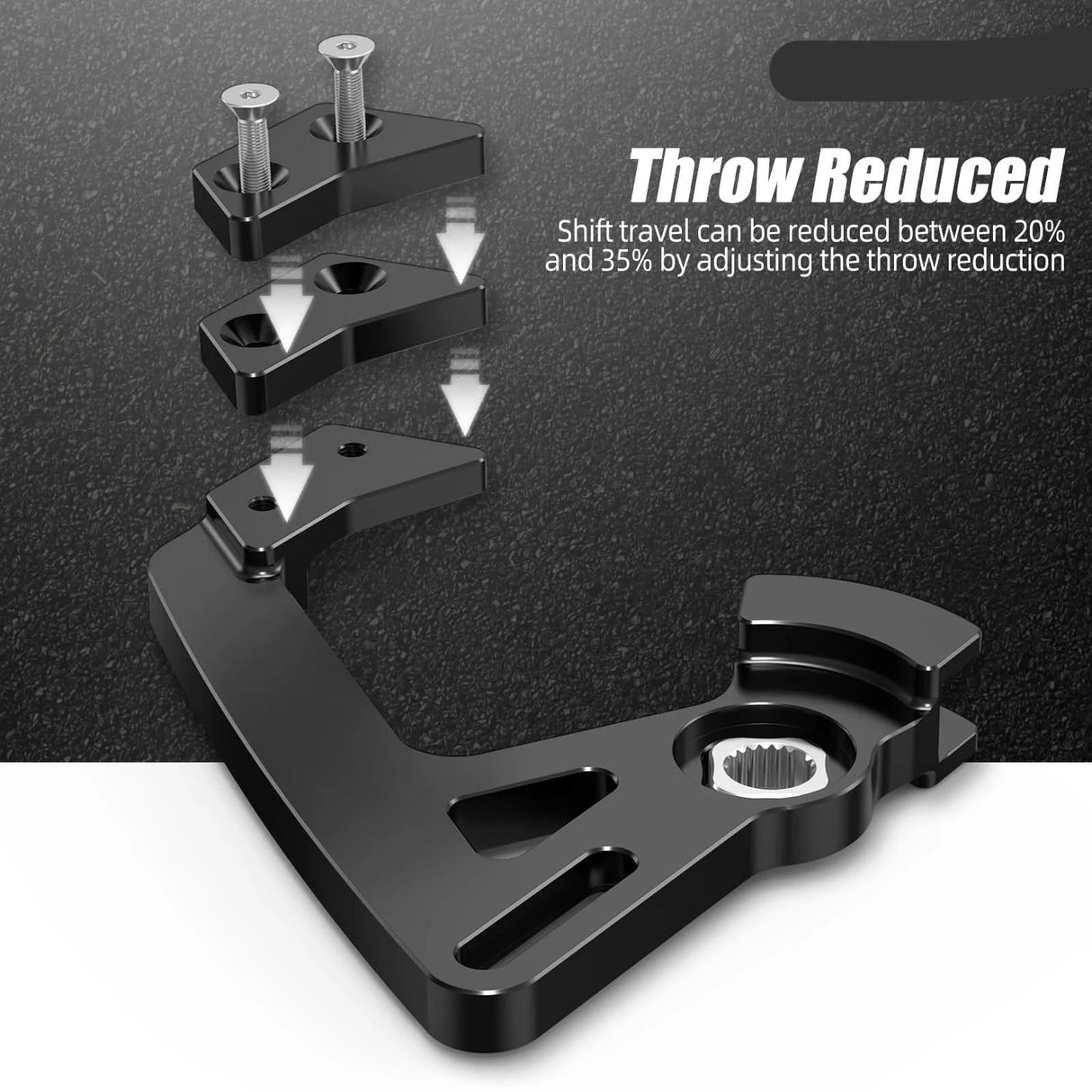 Adjustable Short Shifter Arm & Shift Lever Kit – 6-Speed MQ350 Transmission