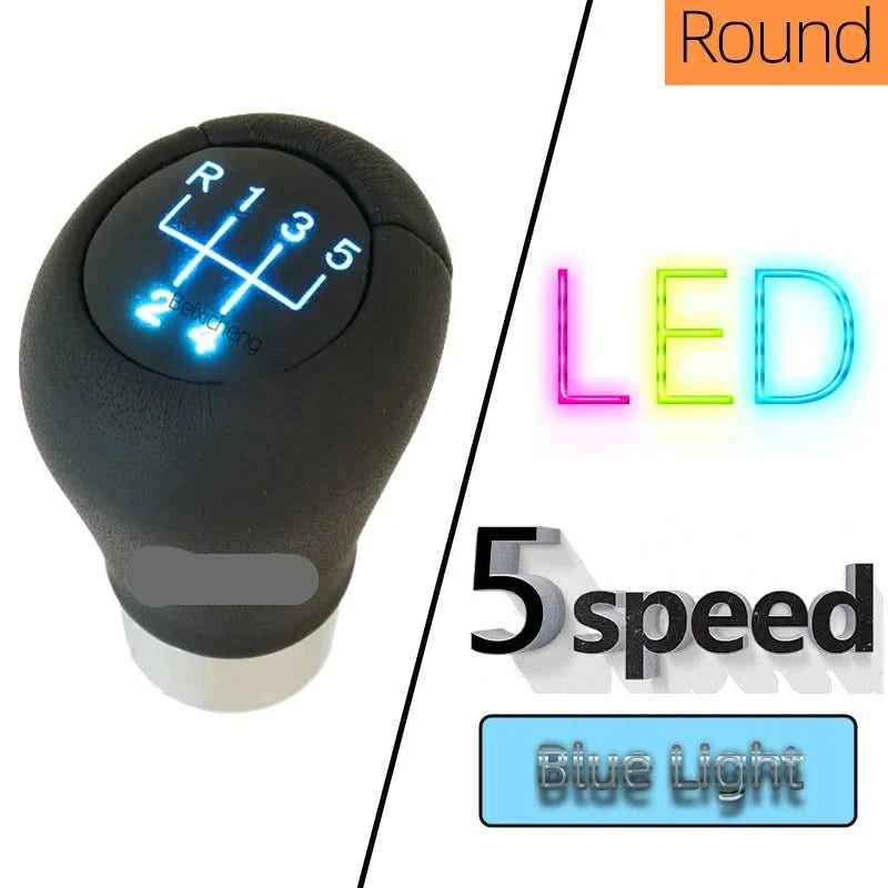 BMW LED Illuminated Gear Shift Knob – 5 & 6 Speed Manual Shifter Upgrade