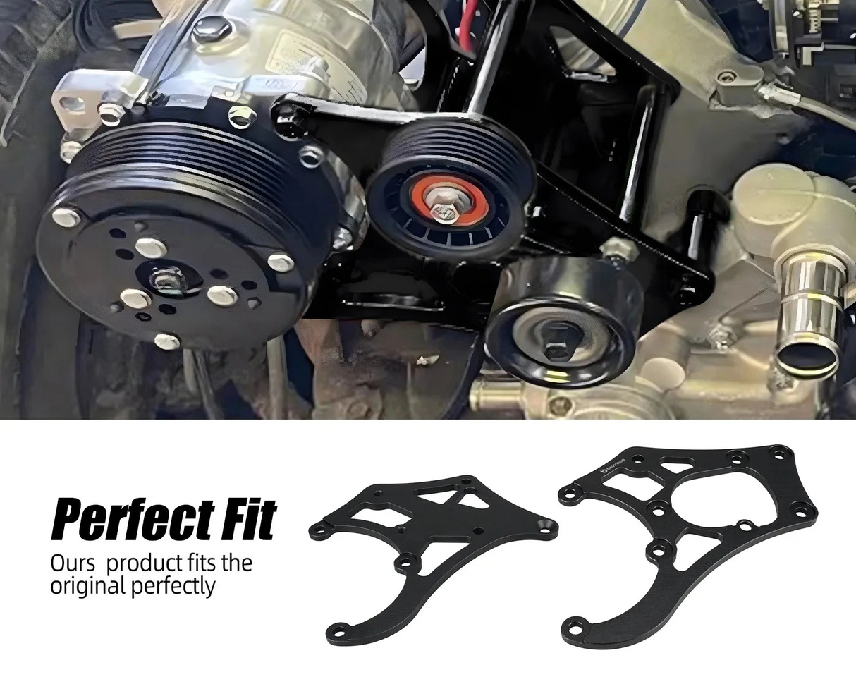 Billet A/C Compressor Bracket Kit for LS Truck & SUV Engines – 508 / 709 Style
