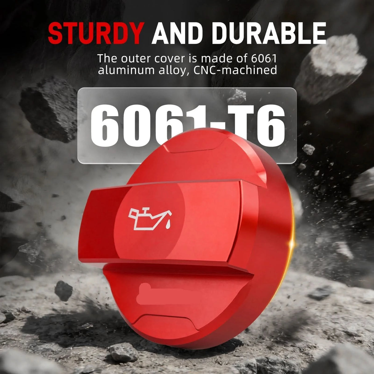 Billet Aluminum Engine Oil Filler Cap – EA211 1.0T / 1.2T / 1.4T Engines