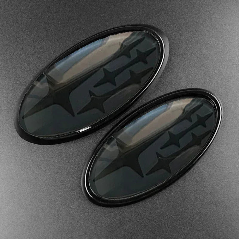 Acrylic Front Hood & Rear Trunk Emblem for Subaru – Logo Badge Sticker for Impreza, BRZ, WRX/STI, Legacy, Outback, Ascent & XV