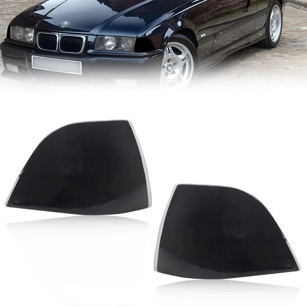 BMW E36 Coupe Front Corner Turn Signal Lights – Amber / Clear / Smoked (1992–1999, Pair)
