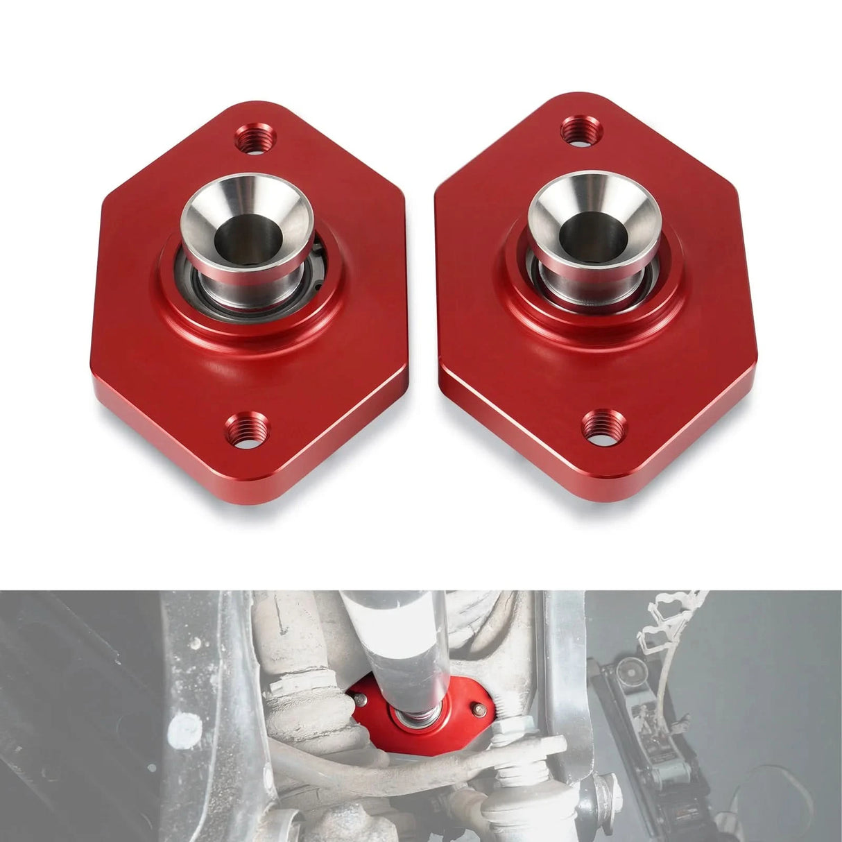 Uniball Rear Lower Shock Mounts – BMW E8X / E9X / X1 E84 (Track Spec)