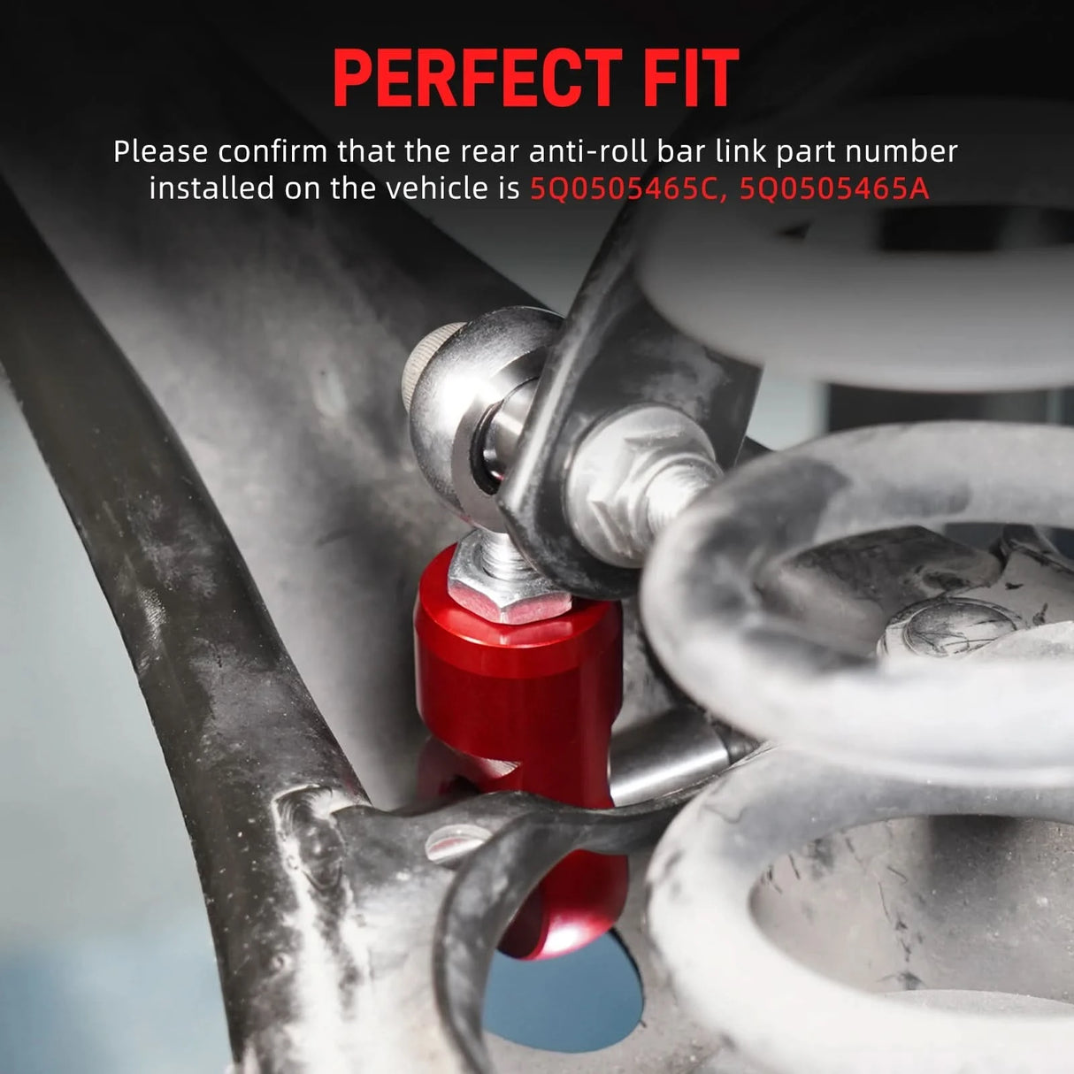 Adjustable Rear Sway Bar End Links – MQB Platform (Golf 7/8, A3/S3/RS3, TT, Passat B8)