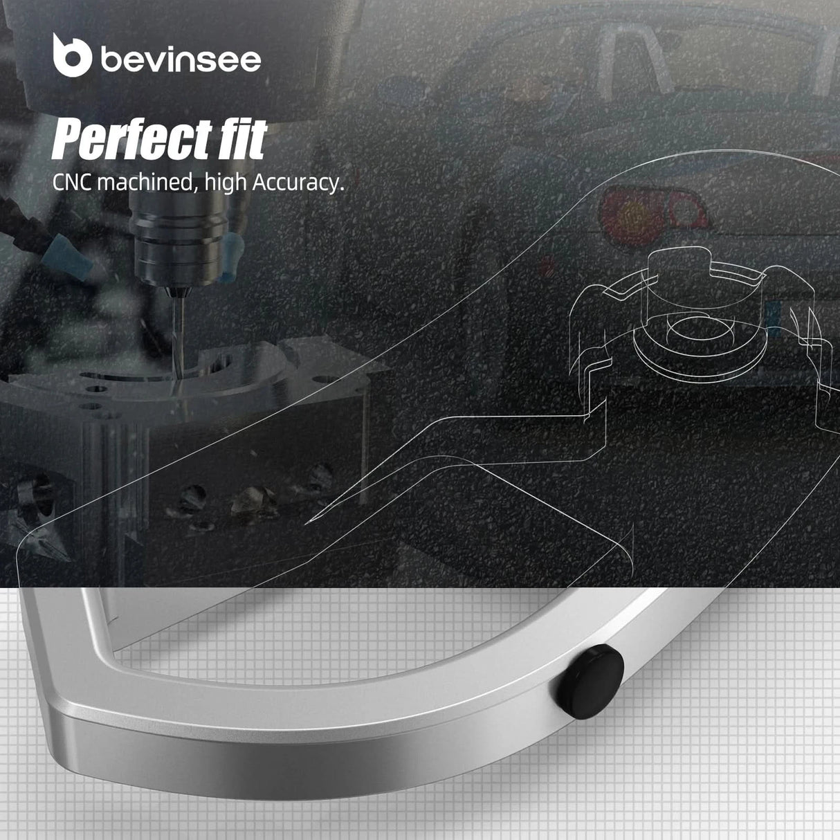 Billet Aluminum Engine Hood Release Lever – BMW E46 / X3 E83 (LHD Only)