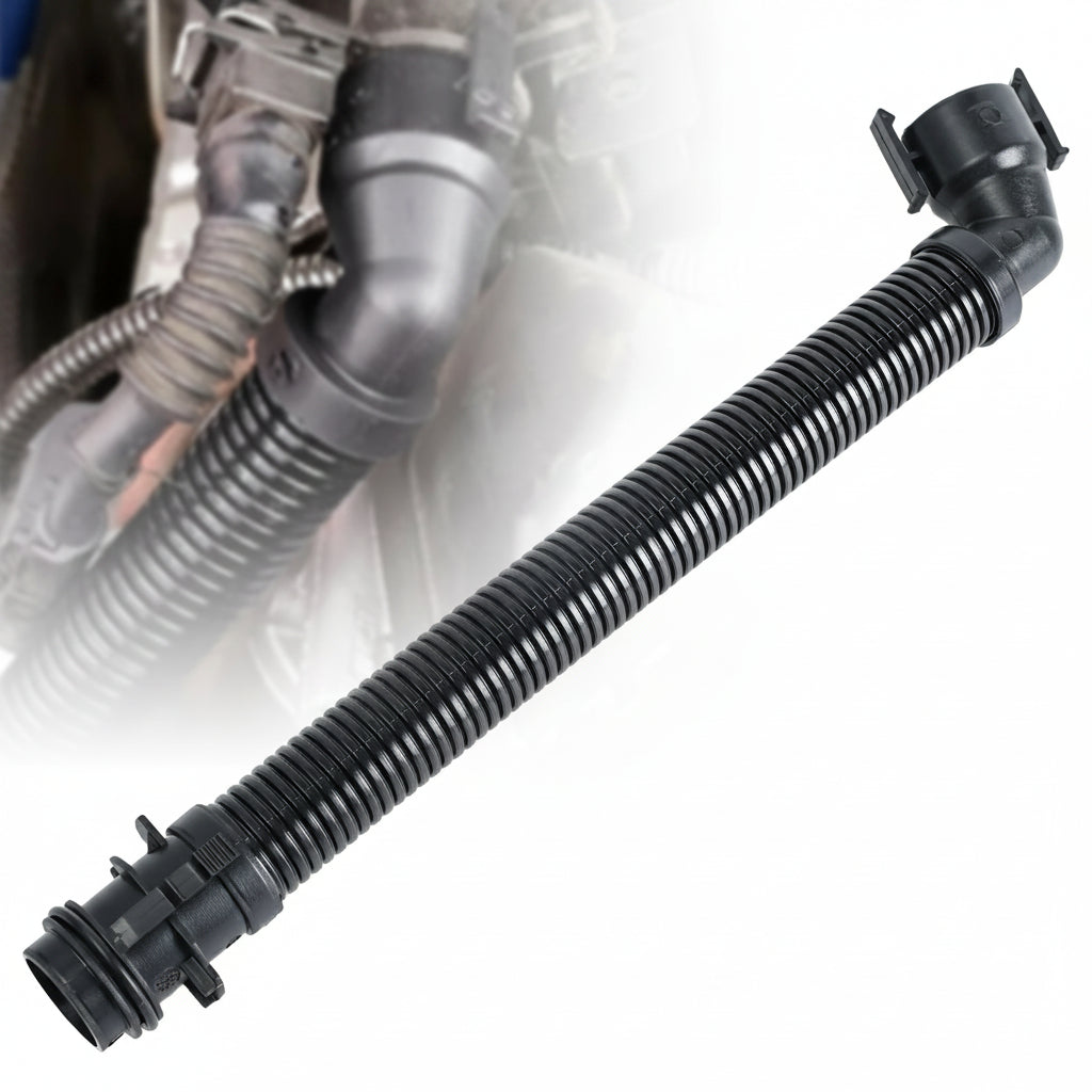 BMW N47N / B47 Diesel Engine Air Intake Breather Pipe Ventilation Hose for F20 / F21 / F22 / F23 / F30 / F31 / F34 / F32 / F33 / F36 / F10 / F11 / G30 / G31 / G11 / G12 / G01 / F25 / G02 / F26 / F15 (Replaces 13717823517)