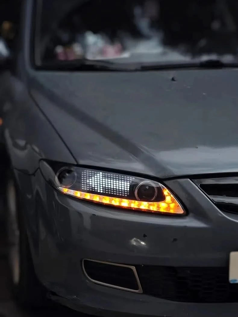 Mazda 6 LED Projector Headlights – DRL Upgrade with Sequential Turn Signals