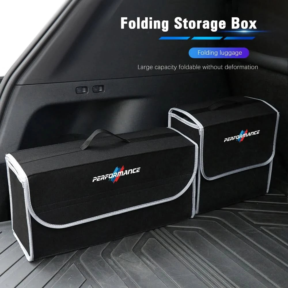 Foldable Car Trunk Organizer Storage Box – Large Capacity Cargo Organizer