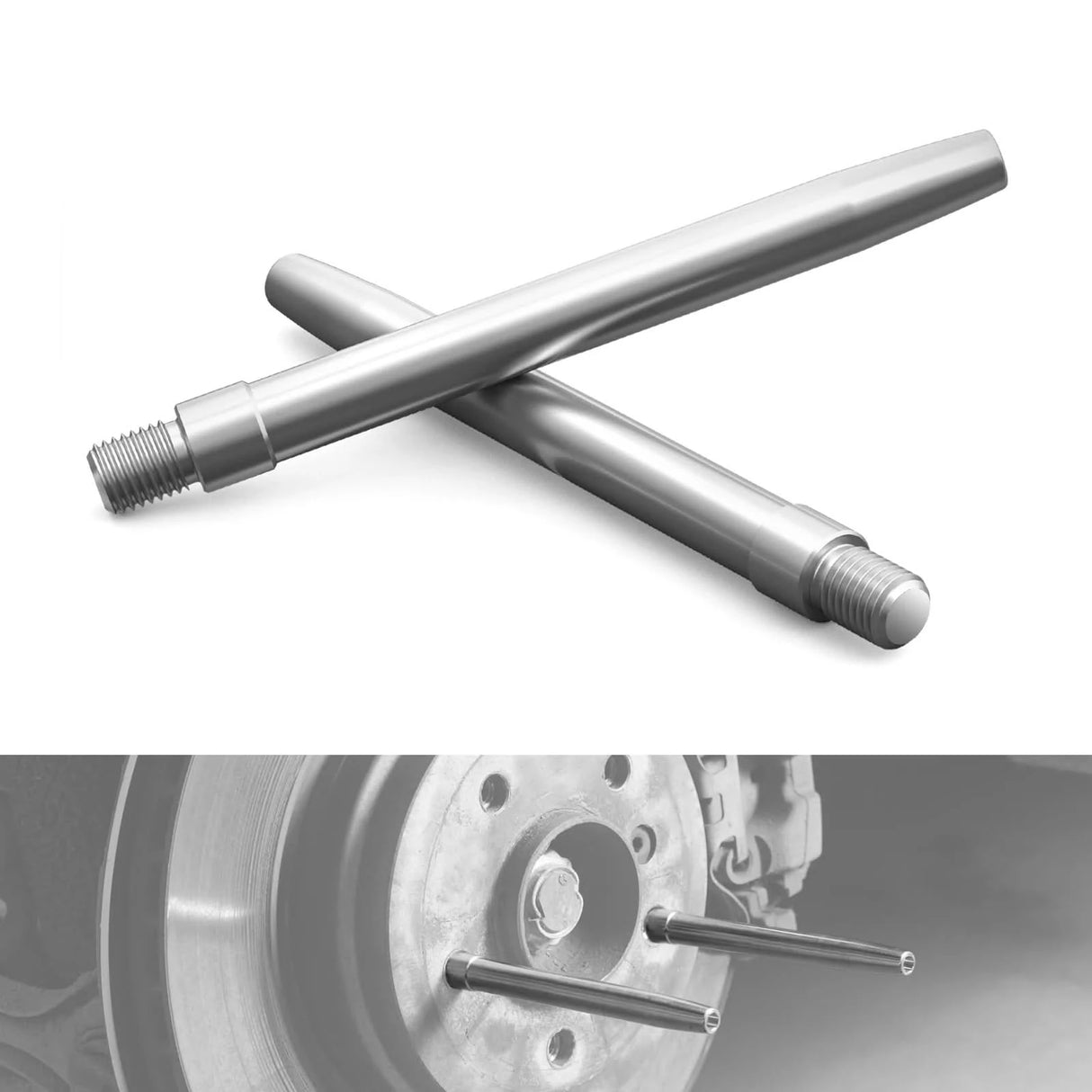 Stainless Steel M12x1.5 Wheel Hanger Guide Pin for BMW, MINI & Mercedes