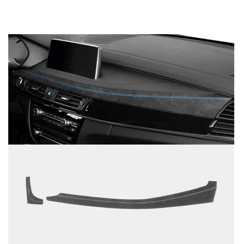 Suede-Style Dashboard Trim Panel Cover for BMW X5 F15 & X6 F16 (2014–2018)