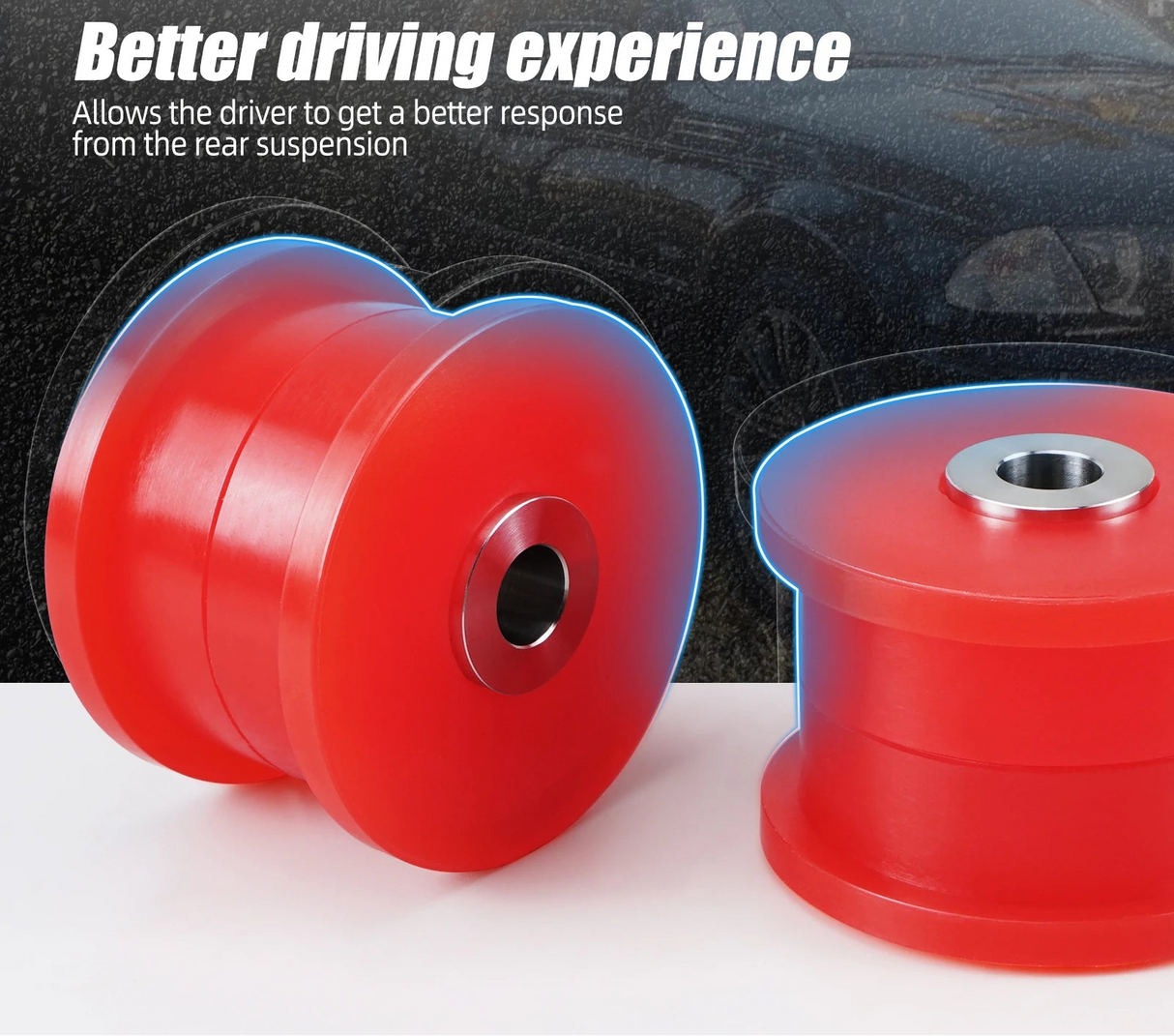 BMW 3 Series E36 E46 / X3 E83 80A Polyurethane Rear Trailing Arm Bushings 33326770817 1992 - 2010