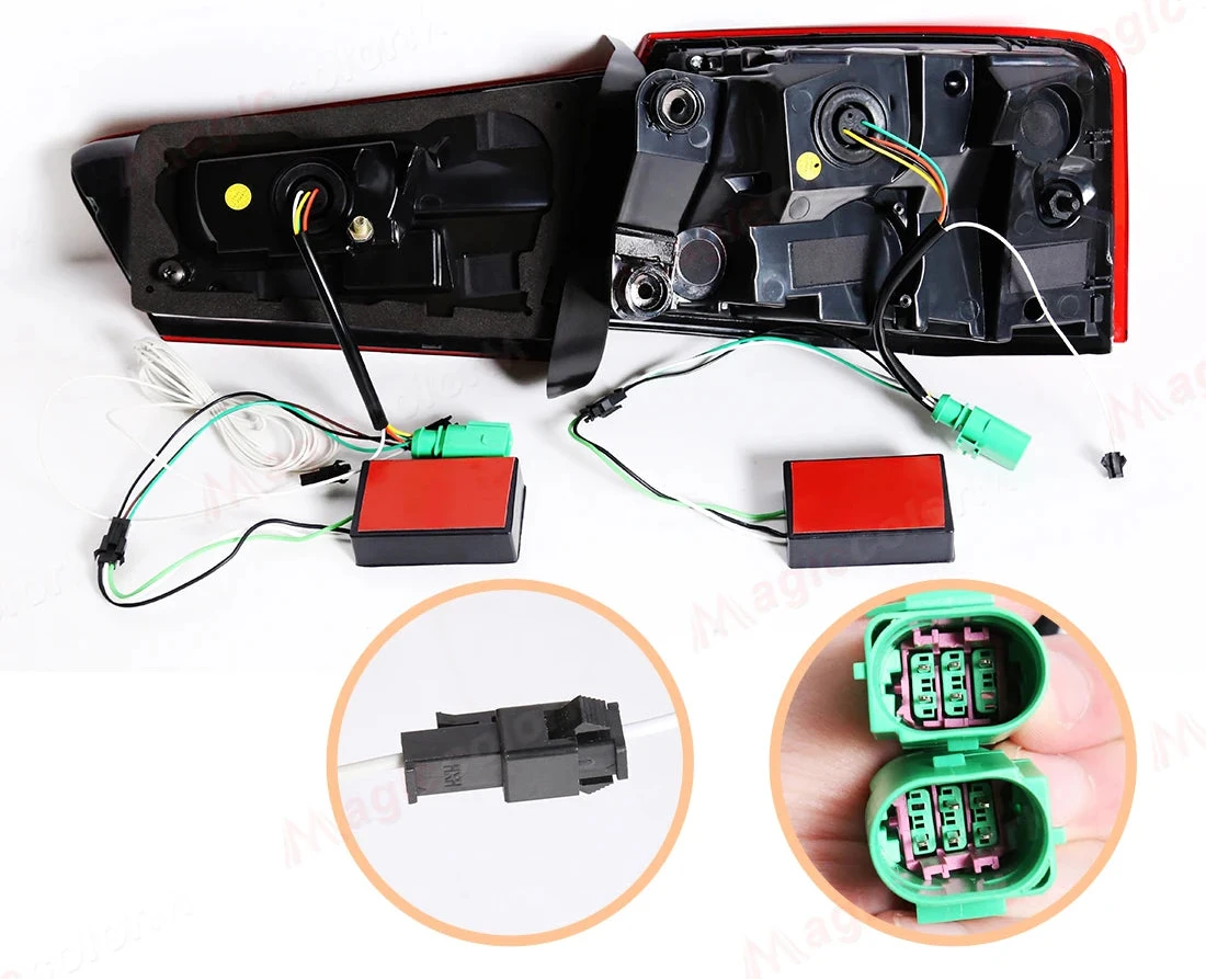 Audi A6 C7 LED Tail Lights – Rear Brake, Reverse, Parking & Turn Signal Assembly (2012–2015)