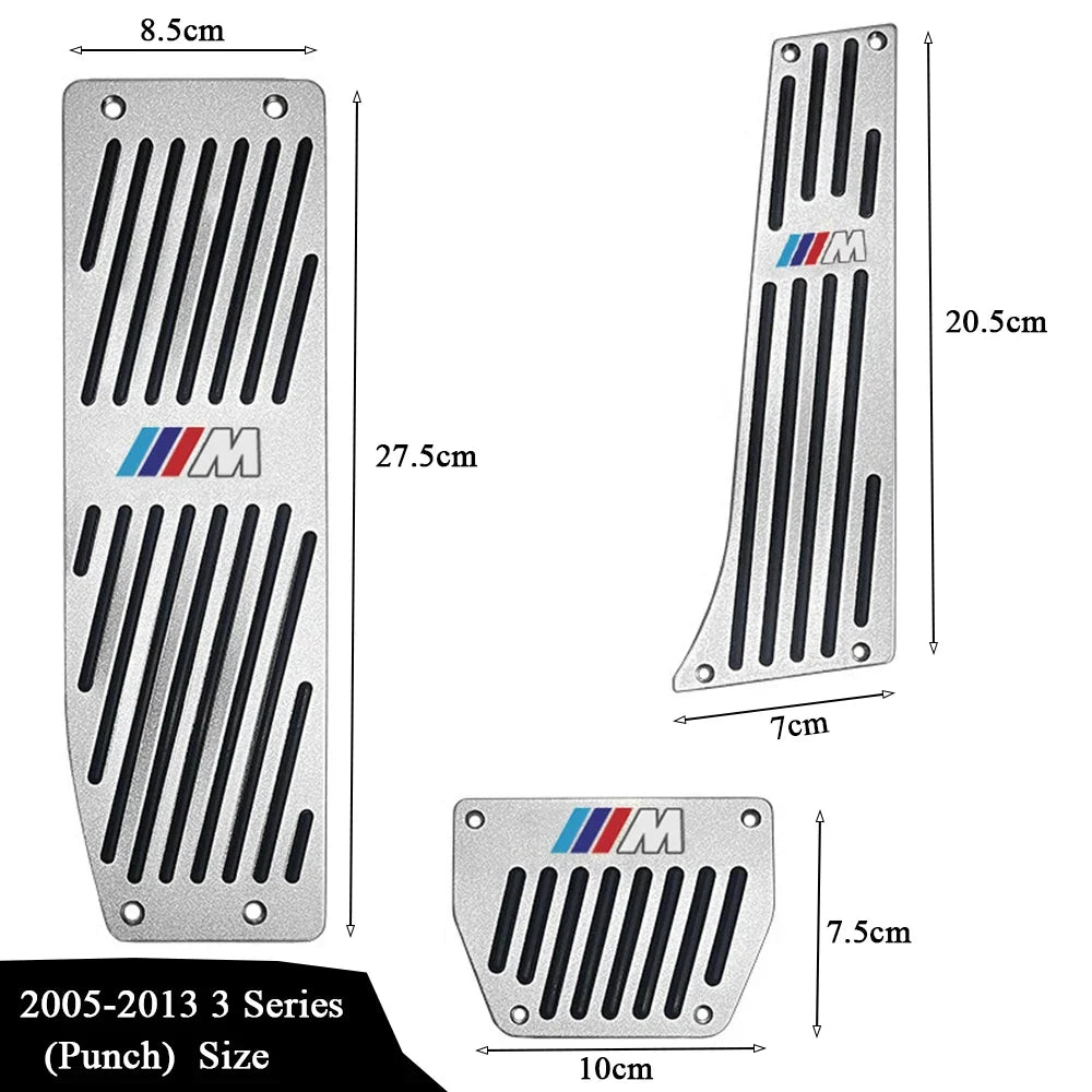 Stainless Steel Performance Pedal Kit for BMW 3 Series (2005–2025) – E90/F30/G20