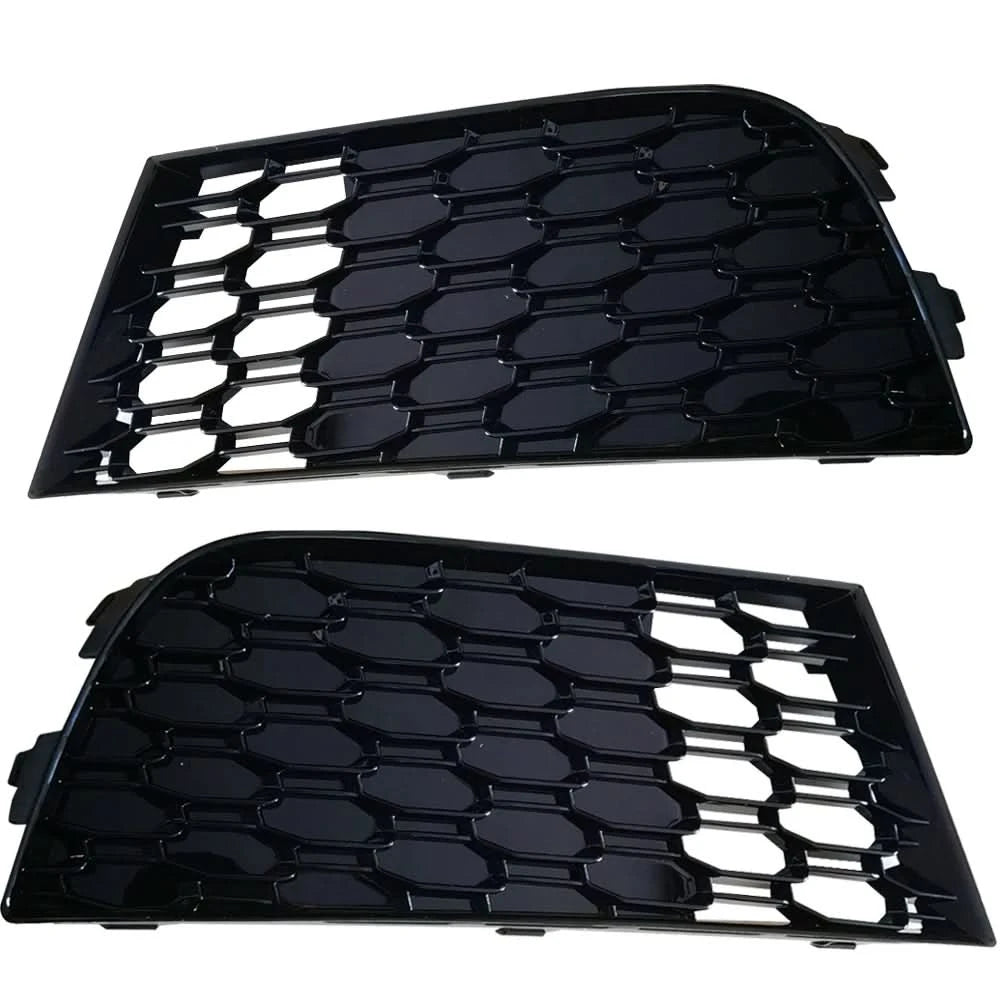Honeycomb Front Fog Light Grille Set for Audi A3 8V S-Line / S3 2017–2020 – Left & Right Bumper Mesh Covers